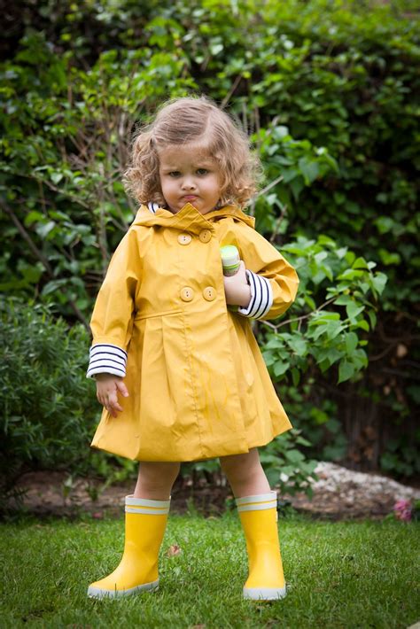 Girls Yellow Raincoat