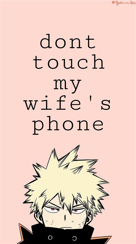 20 Bakugo Dont Touch My Girlfriend Phone Wallpaper Anime Bakugou