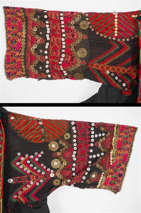 Antique Pakistan Afghanistan Ethnic Nuristan Kohistan Embroidered Dress