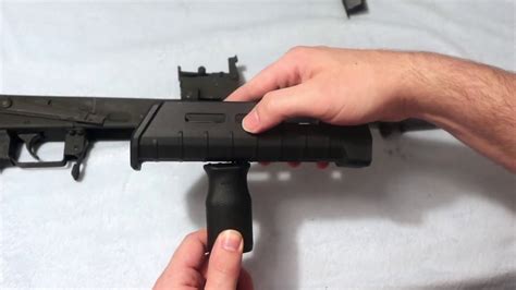 How To Install Magpul Moe M Lok Vertical Grip On Ak 47 Youtube
