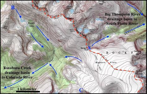 The portion of the united states geological survey (usgs) topographic maps show, and name, many of the visible characteristics of the landscape, as well as political and administrative boundaries. Modified topographic map from USGS National Map website showing the... | Download Scientific Diagram