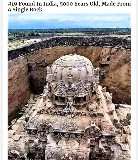 Year Old Hindu Temple Carved Out Of A Single Rock Here Are The Facts Newschecker