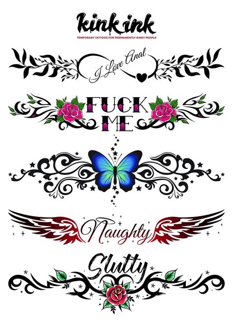 58 Kinky Adult Temporary Tattoos By Kink Ink Adult Tattoos Etsy Hong Kong