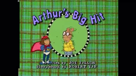 Arthur Arthurs Big Hit Title Card Youtube