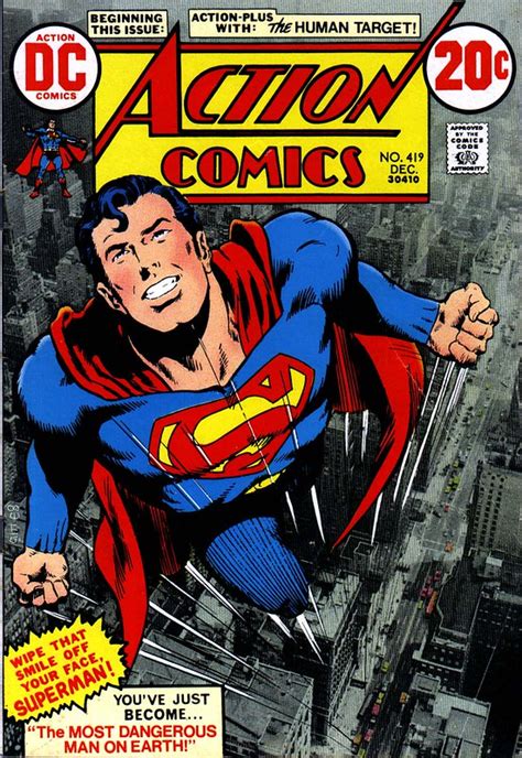 Giant Size Geek Action Comics 419 Cover By Neal Adams Superman