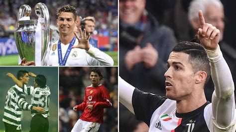 In Pictures Cristiano Ronaldos Evolution Throughout His Career