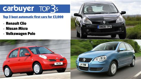Top 3 Best Automatic First Cars For £3000 Carbuyer