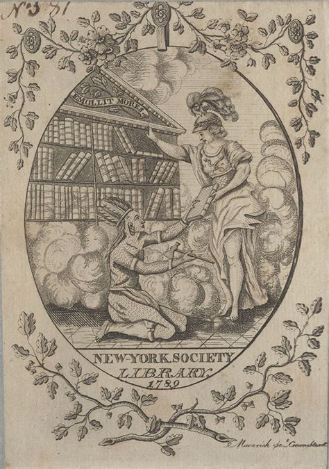Bookplate For The New York Society Library Digital Collections Free