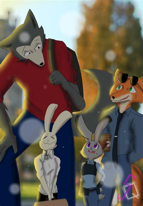 Square Bit On Twitter Beastars X Zootopia Crossover Fanart I Drewﾟ∀