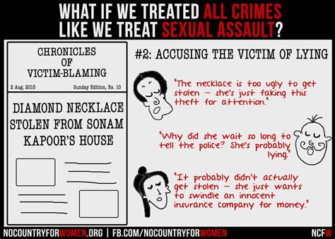 Victims Of Sexual Assault What If We Treated All Crimes Like We Treat