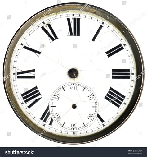 Antique Clock Face Without Hands Stock Photo 29332987 Shutterstock