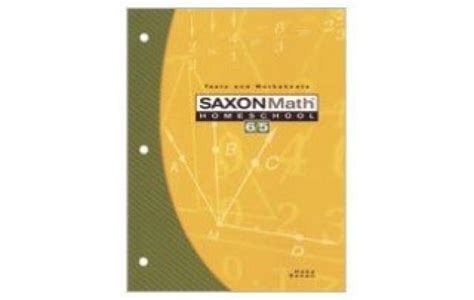 Saxon Math 7 6 Tests And Worksheets