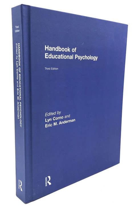 Handbook Of Education Psychology Third Edition Lyn Corno Eds Eric M