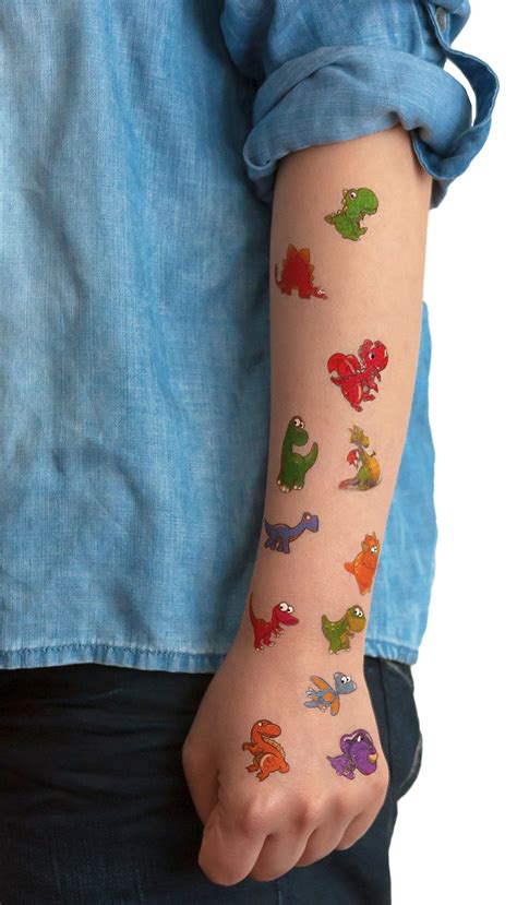 12 monate oder 4 wochen zum sparpreis. Dino Tattoo für Kinder 24 Stück Kinder Tattoos Spielen | eBay