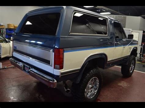 1986 Ford Bronco Xlt 2dr 32150 Miles Bluewhite 50l V8 Ohv 16v Fi