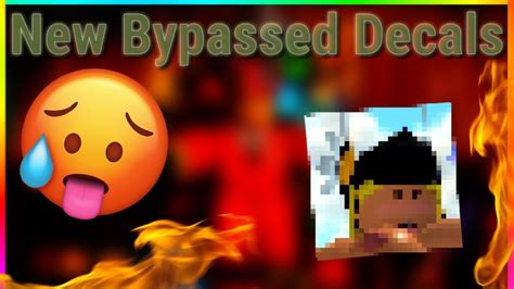 Roblox Bypassed Decals