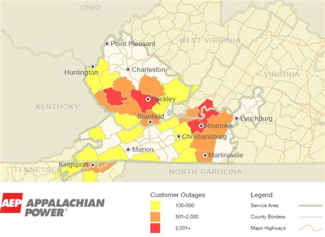 Appalachian Power Outage Map A Comprehensive Guide World Map Colored