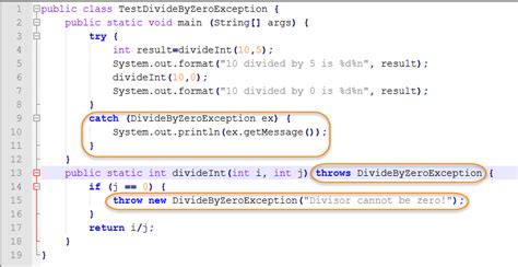 How To Create An Exception Class In Java Webucator
