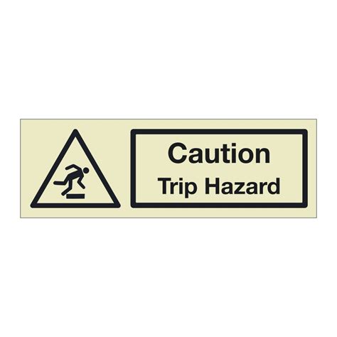 Caution Trip Hazard Marine Sign British Safety Signs
