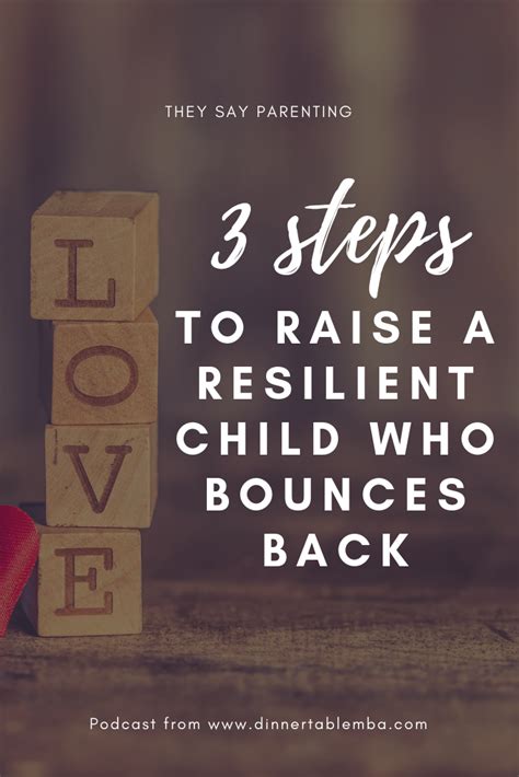 3 Steps To Raise A Resilient Child Who Bounces Back They Say Parenting