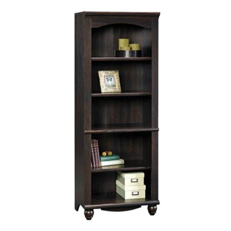 Sauder Harbor View Bookcase Wall Antique Black