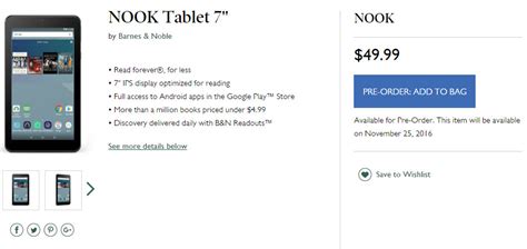 I would give barnes and noble 0 stars out of 5 if i could. Barnes & Noble launches the NOOK Tablet 7'' with Android 6 ...