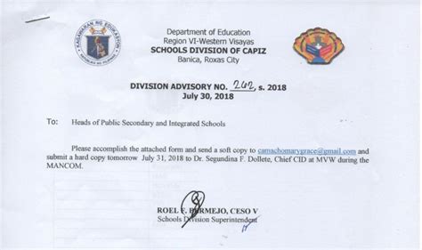 Pdf Deped Capiz Department Of Education Region Vi Smaw Eim Name Of