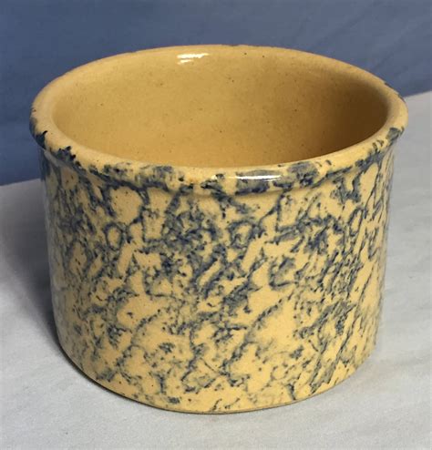 Roseville Pottery Spongeware Crock