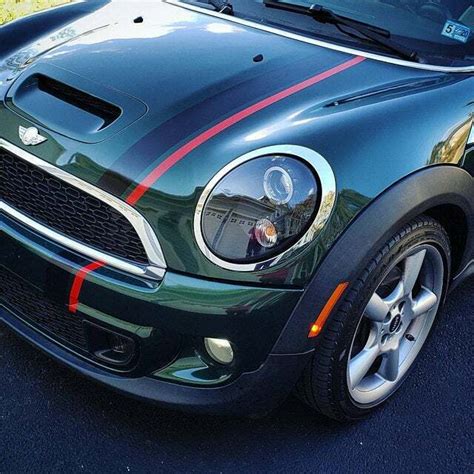 2 Color Offset Stripe Stripes Decals Fit All Year Model Mini Cooper