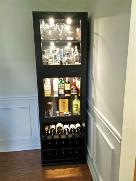 Ikea Liquor Cabinet Build Home Bar Furniture Diy Home Bar Ikea Bar