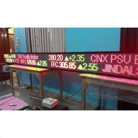 Led Ticker Display Application Advertisements At Best Price In Delhi
