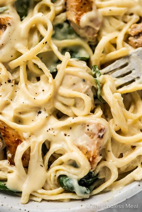 Healthy Chicken Alfredo Easy To Make The Endless Meal