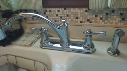 Unscrew the adapter on the handle by gripping the base of the cartridgewith pliers and turning the. Kitchen Faucet Leaking At Base Of Spout | Updated kitchen ...