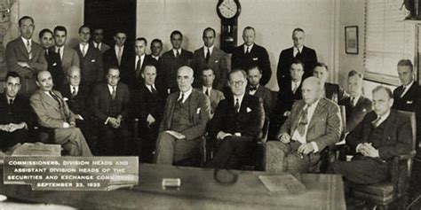 The securities and exchange commission (sec) is an administrative agency of the federal government (executive branch) whose primary responsibilities include enforcing the u.s. Photos (1930s | Page 1) | Photos | Virtual Museum and ...