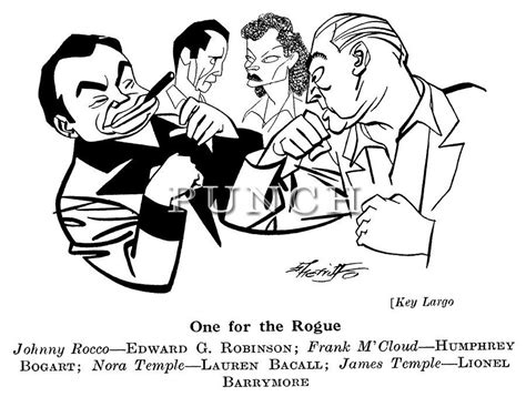 Key Largo Edward G Robinson Humphrey Bogart Lauren Bacall And Lionel Barrymore 1946