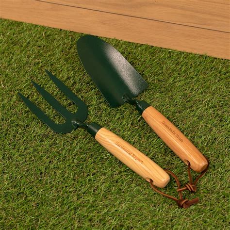 Personalised Fork And Trowel Gardening Set For Gardener By Hot Dot