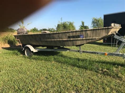 Aluminum Duck Jon Boat Flat Bottom For Sale In Haskell Oklahoma United States