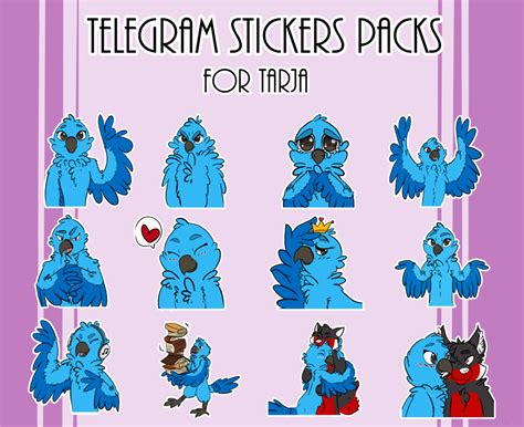 telegram stickers pack — weasyl