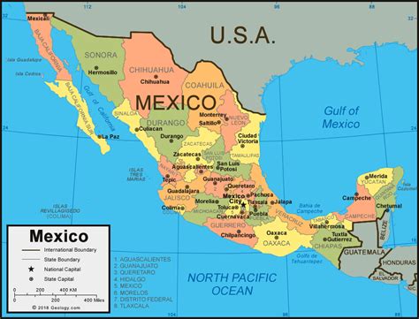 What Does The Map Of Mexico Look Like Get Map Update
