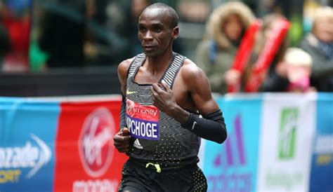 And people are trying to discredit this accomplishment because it wasn't a real race and. Kipchoge, Cheruiyot celebrate Kenyan double at London Marathon