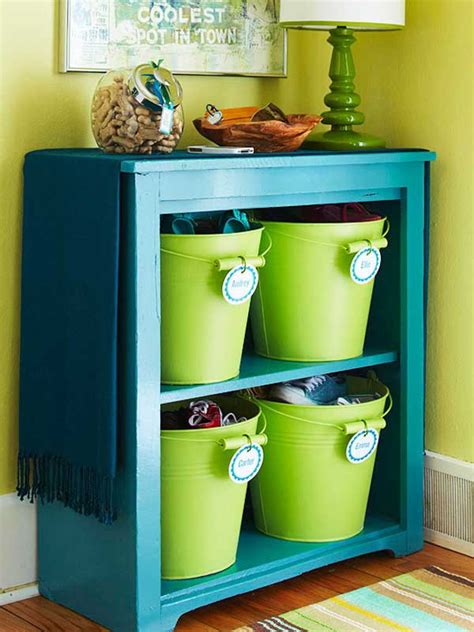 It's made out of wood from the home center (other than the walnut top wh… 28 Clever DIY Shoes Storage Ideas That Will Save Your Time ...
