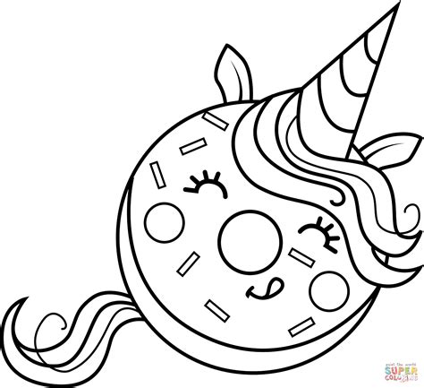 Donut Coloring Page Donut Coloring Page Coloring Pages Unicorn Donuts