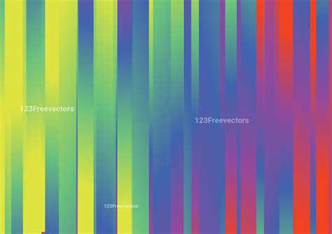 Red Yellow And Blue Gradient Parallel Vertical Stripes Background