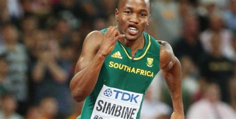 Simbine Surges To New Sa 100m Record Voice Of The Cape