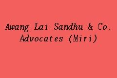 Maybe you would like to learn more about one of these? Awang Lai Sandhu & Co. Advocates (Miri), Law Firm in Miri