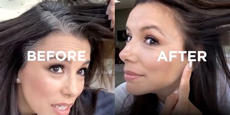 Watch Eva Longoria Cover Her Greys In The Most Relatable