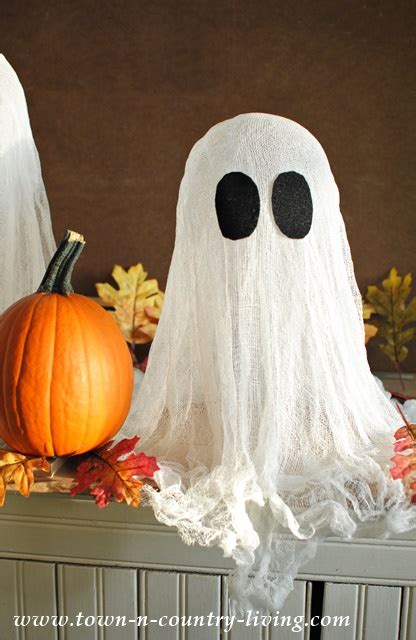 Best Diy Halloween Ghosts Town And Country Living