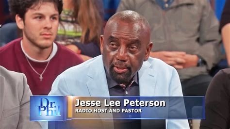 Jesse Lee Peterson On Dr Phil Makes Audience Member Cry Youtube