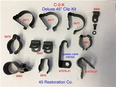 Deluxe Clip Kit All Clips On A 45 List 13245 Separate Save 35