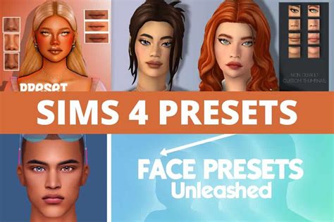 21 Sims 4 Presets Making Your Sims Unique We Want Mods